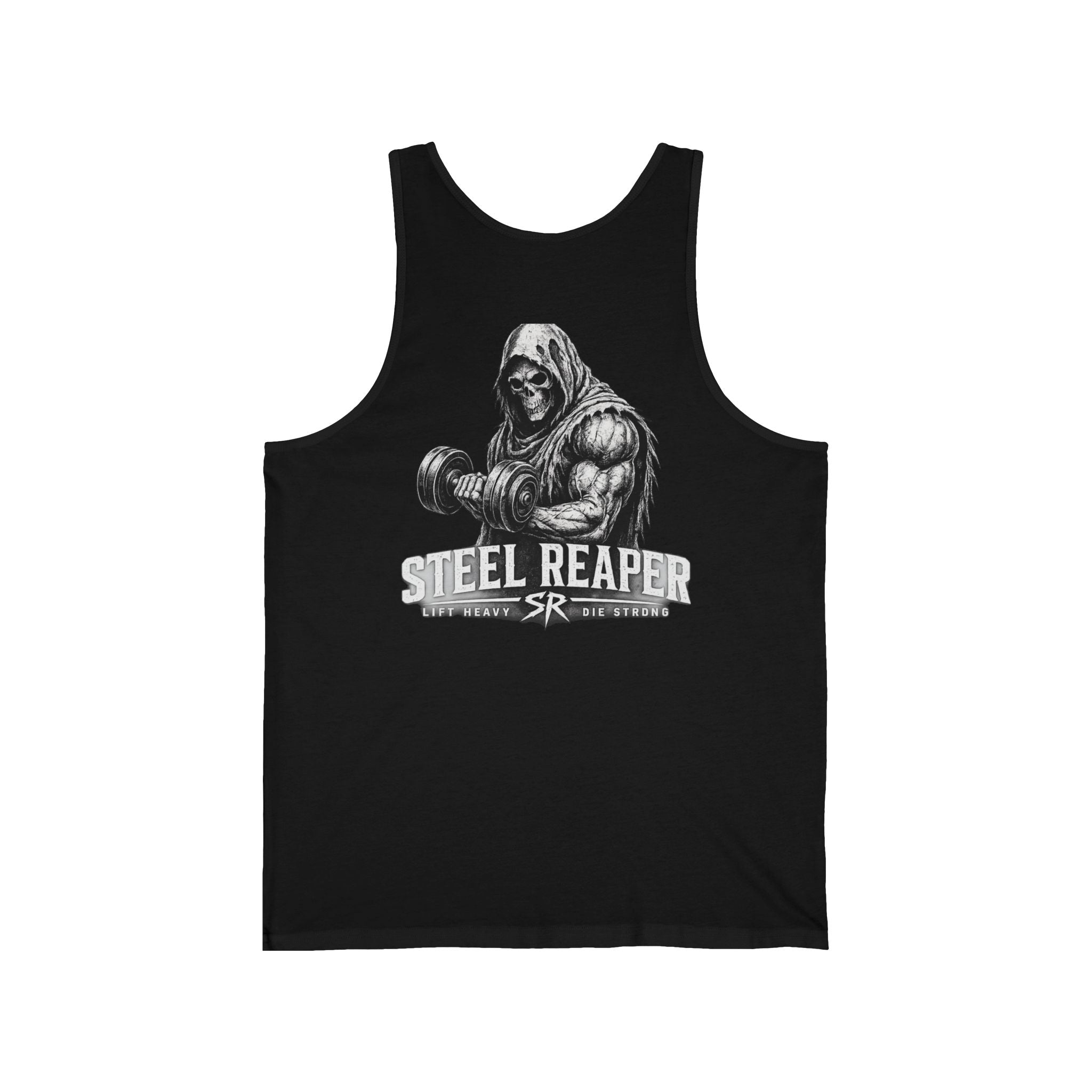 Steel Reaper Gym Tank – 'Steel Reaper' Hooded Reaper Weightlifting Tank Top