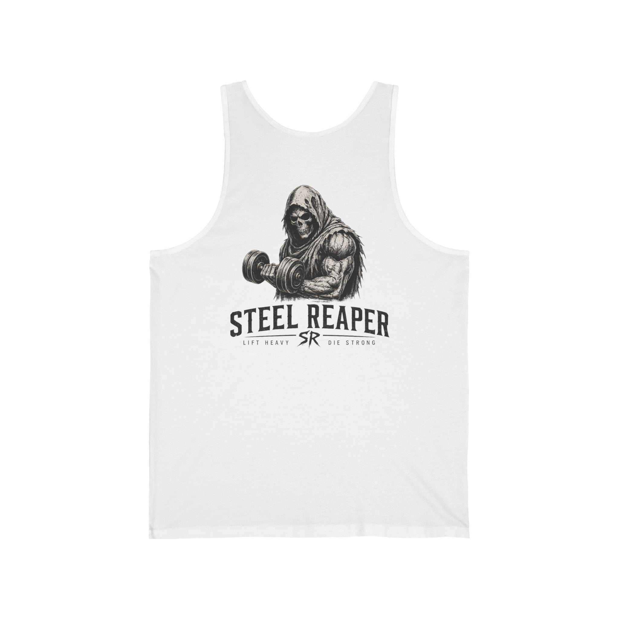 Steel Reaper Gym Tank – 'Steel Reaper' Hooded Reaper Weightlifting Tank Top